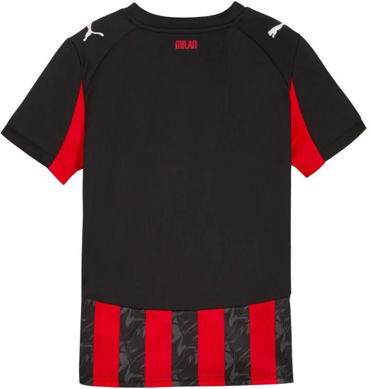 Puma AC Milan Namų marškinėlių replika vaikiški marškinėliai Juoda ir Raudona 779965 01