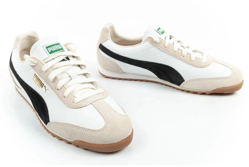Puma Arizona Retro smėlio spalvos odiniai unisex sportiniai bateliai
