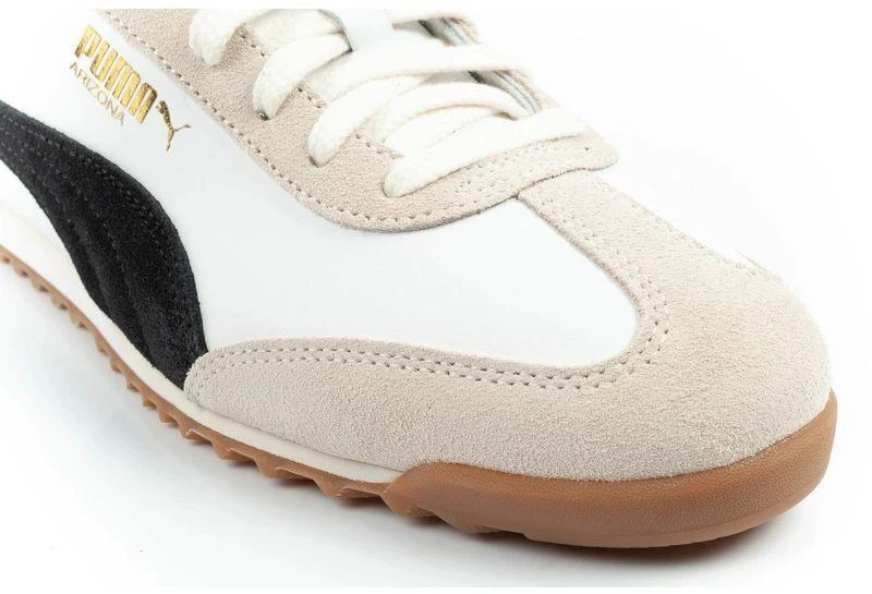 Puma Arizona Retro smėlio spalvos odiniai unisex sportiniai bateliai
