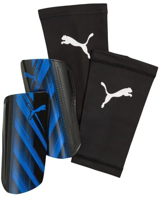 Puma Attacanto Sleeve futbolo blauzdų apsaugos mėlynos 30995 02