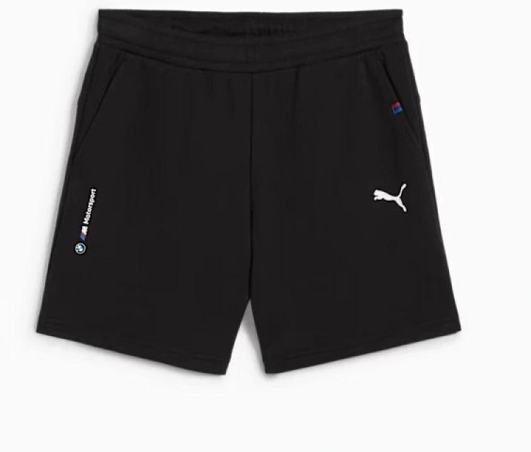 Puma Bmw Mms berniukų sportiniai šortai, juodi, medvilniniai