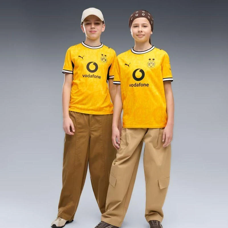 Puma Borussia Dortmund 2026/27 m. sezono namų stadiono marškinėliai jaunimui 784091-01