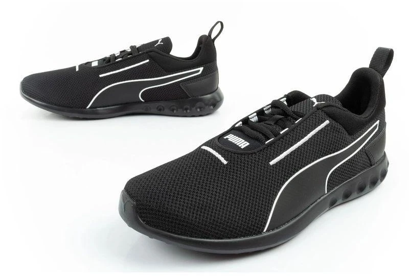 Puma Carson 2 vyriški sportbačiai, lengvi, patogūs, juodi