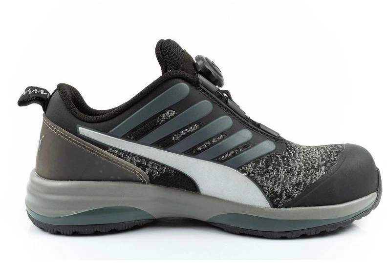 Puma Charge Juodi žemi su Disku S1P ESD HRO SRC darbo batai Juodi BOA