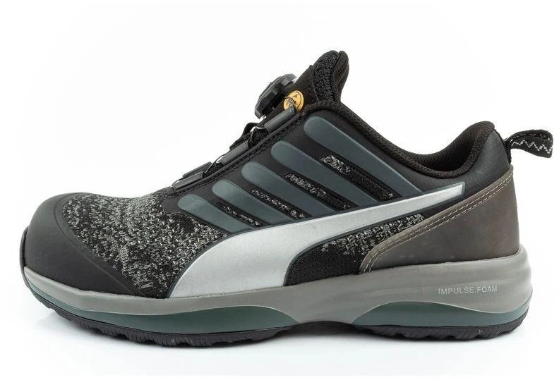 Puma Charge Juodi žemi su Disku S1P ESD HRO SRC darbo batai Juodi BOA
