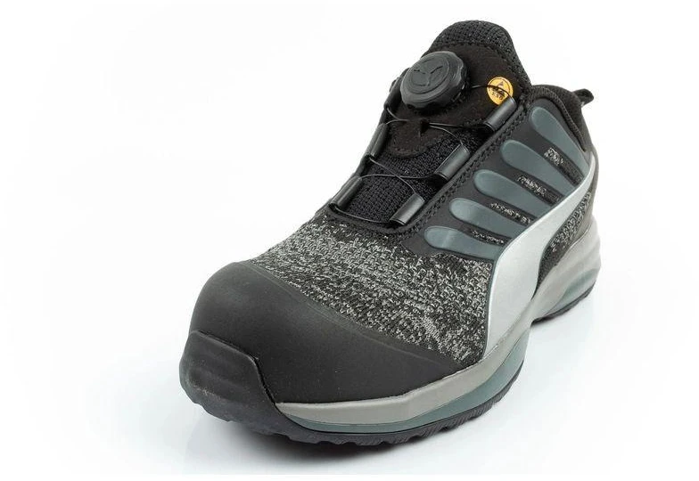 Puma Charge Juodi žemi su Disku S1P ESD HRO SRC darbo batai Juodi BOA