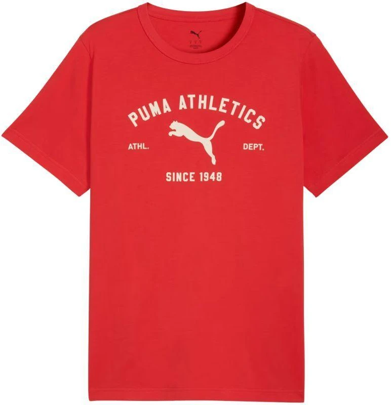Puma Class Graphic Tee vyriški marškinėliai raudoni 692226 11