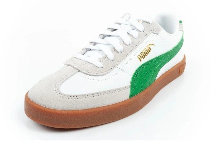 Puma Club II Era vyriški odiniai sportiniai batai kedai balti pilki žali