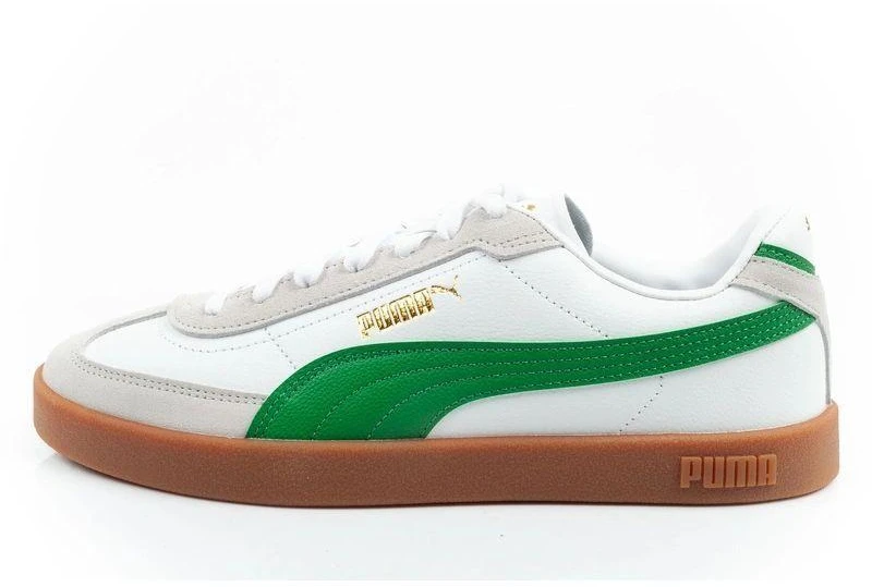 Puma Club II Era vyriški odiniai sportiniai batai kedai balti pilki žali
