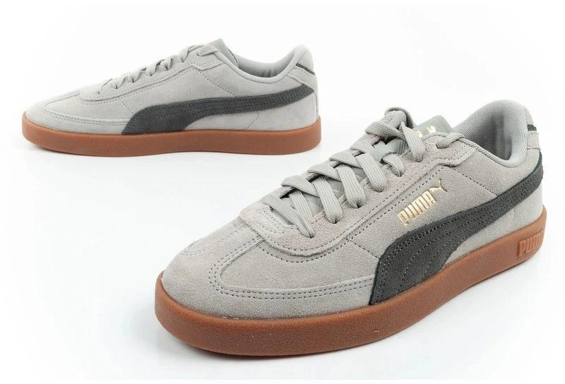 Puma Club II Era vyriški sportbačiai, odiniai, pilki