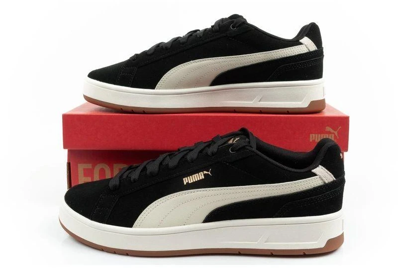 Puma Court Classico vyriški odiniai sportiniai kedai juodi