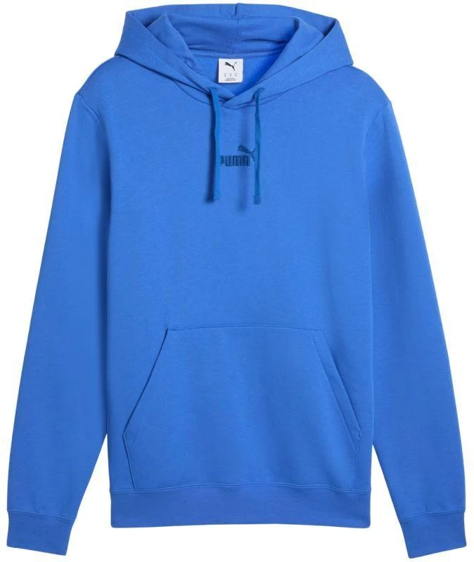 Puma ESS 1-ojo logotipo vyriškas džemperis su gobtuvu mėlynas 692914 13