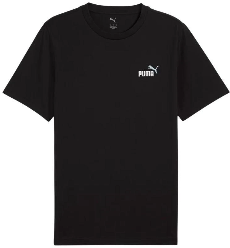 Puma Ess 2 Spalvų Mažas Nr. 1 Logotipo Marškinėliai Juodi 684717 01