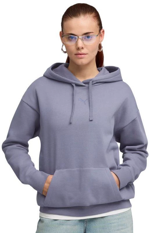 Puma ESS Centruotas Katės Logotipas Relaxed Hoody Violetinė 692917 65
