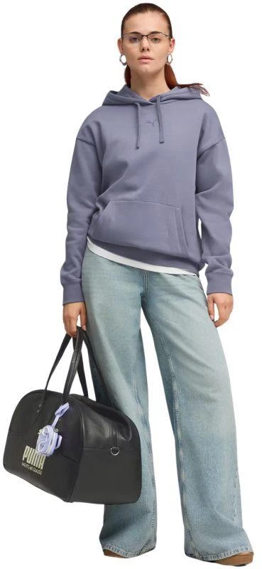 Puma ESS Centruotas Katės Logotipas Relaxed Hoody Violetinė 692917 65