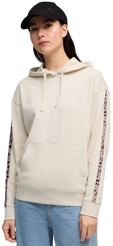 Puma ESS Graphic Animal Comfort džemperis su gobtuvu, smėlio spalvos 691822 87