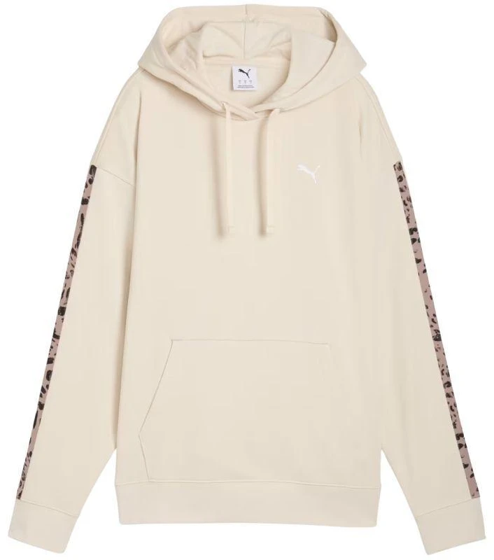 Puma ESS Graphic Animal Comfort džemperis su gobtuvu, smėlio spalvos 691822 87