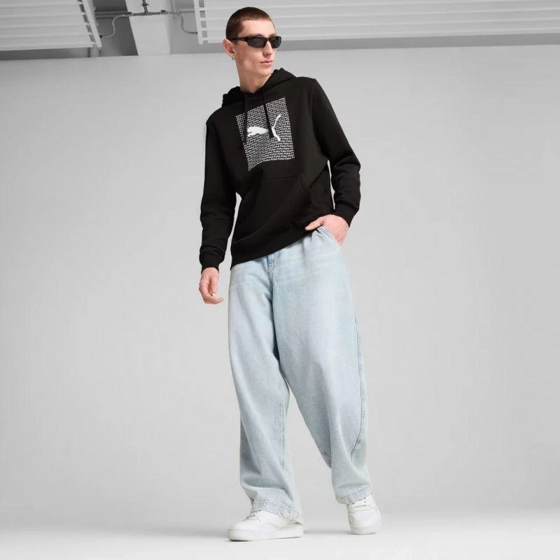 Puma Ess Logo Lab Hoodie FL M 684669 01 džemperis