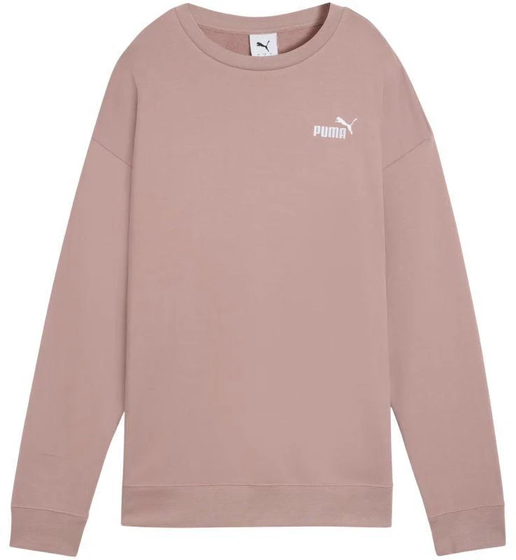 Puma ESS Mažas 11 logotipas Relaxed Crew moteriškas džemperis Rožinis 684975 88