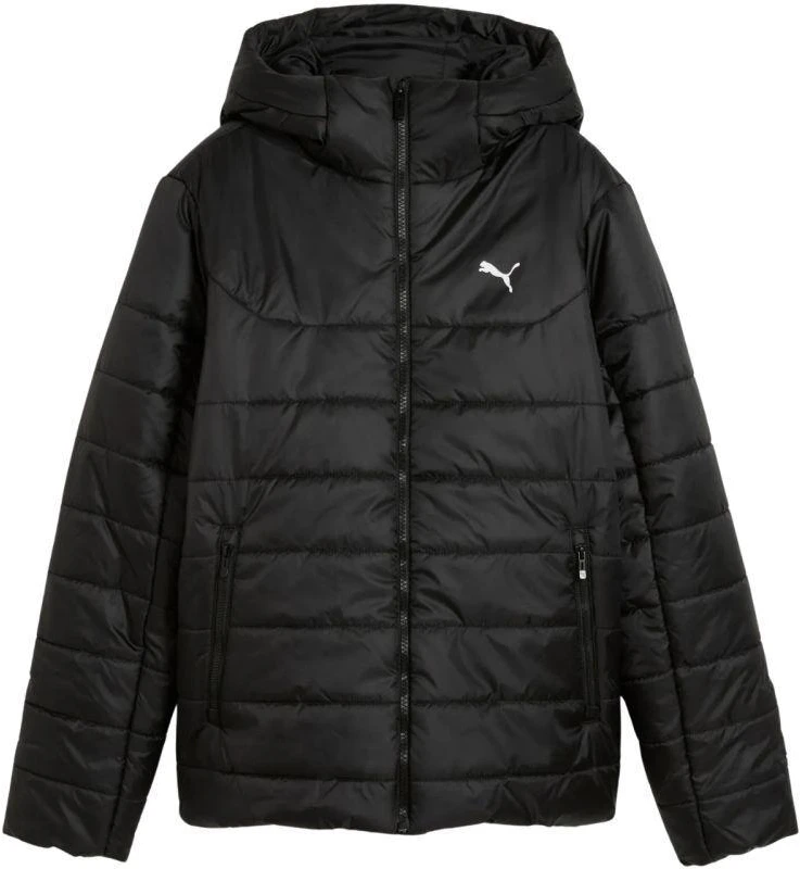 Puma ESS moteriška dygsniuota striukė su gobtuvu, juoda 685231 01