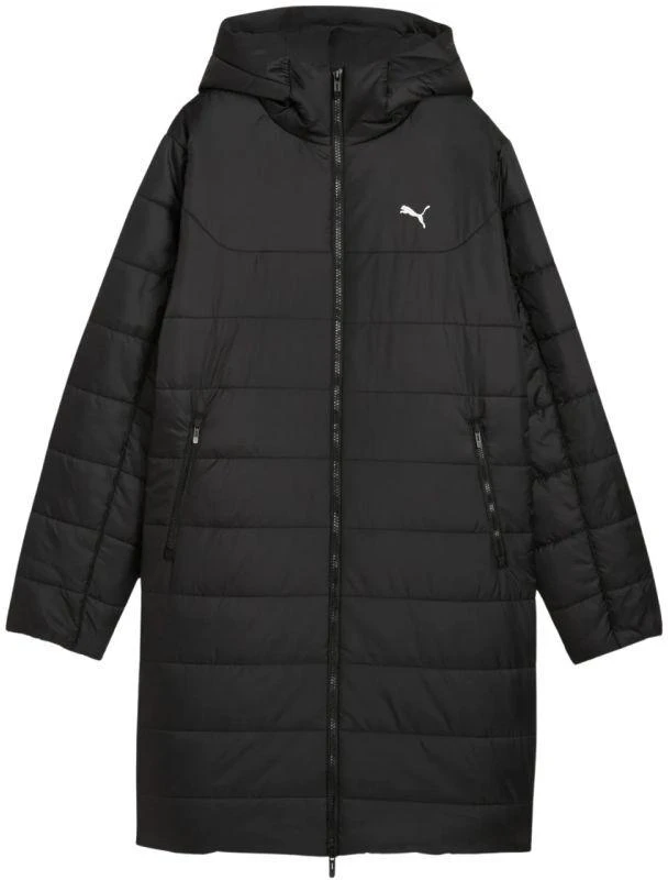 Puma ESS moteriška kimšta parka su gobtuvu, juoda 685232 01