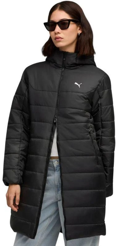 Puma ESS moteriška kimšta parka su gobtuvu, juoda 685232 01