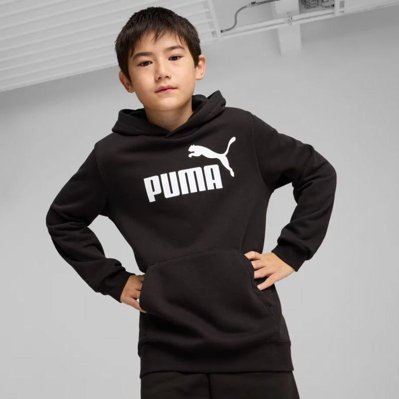 Puma ESS No. 1 Logotipas Hoodis Vaikams Juoda 684909 01