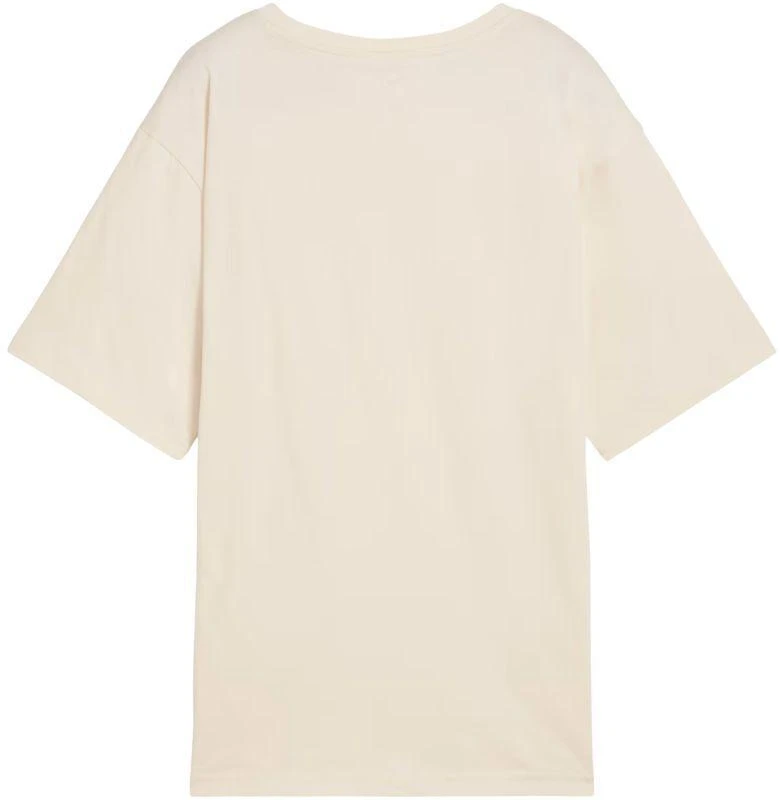 Puma ESS Relaxed Tee smėlio spalvos moteriški marškinėliai 684971 87