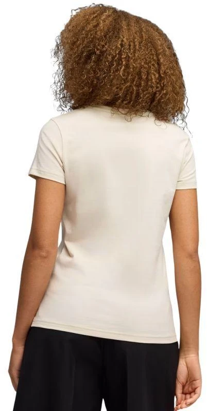 Puma ESS Script Tee moteriški marškinėliai smėlio 691760 87