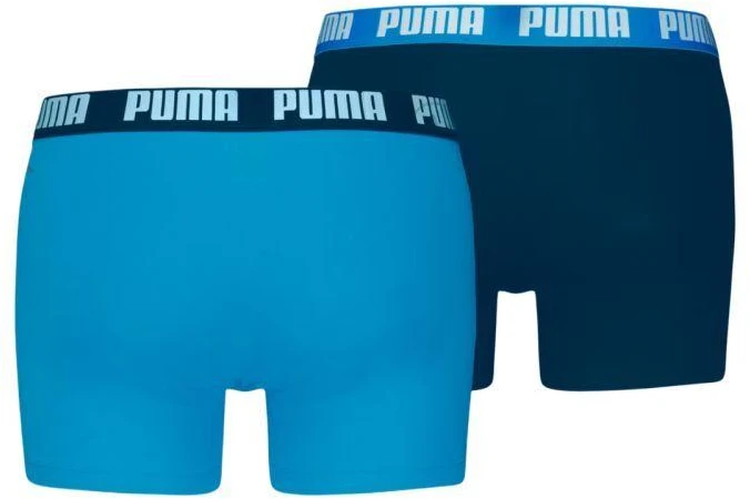 Puma Everyday Basic vyriškos boksininko stiliaus trumpikės, 2 vnt., mėlynos, tamsiai mėlynos spalvos, 938320 12