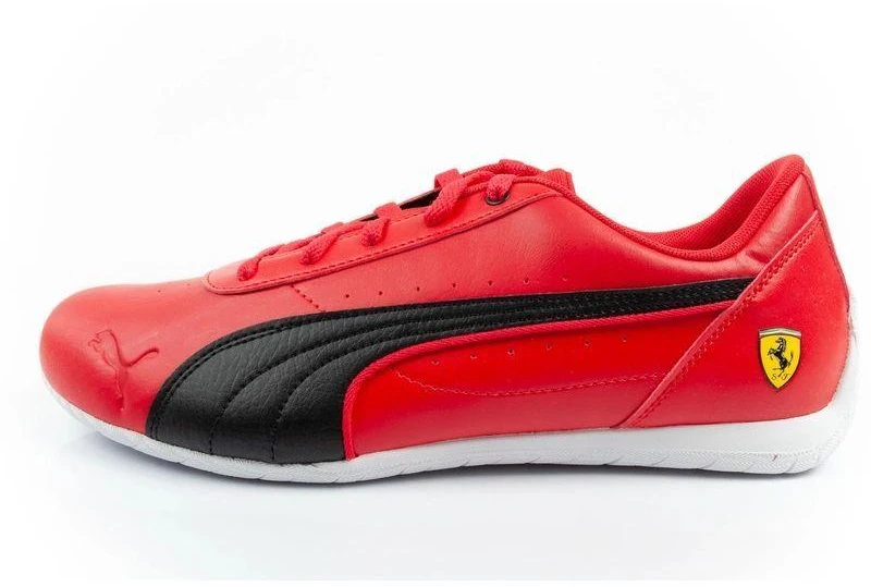 Puma Ferrari Neo Cat Rosso Corsa vyriški sportiniai bateliai, madingi, patogūs, raudoni