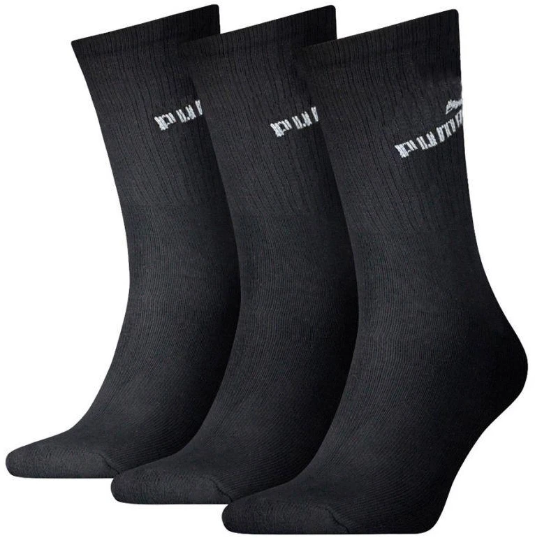 PUMA ilgos kojinės juodos /3 poros/ 7308 200