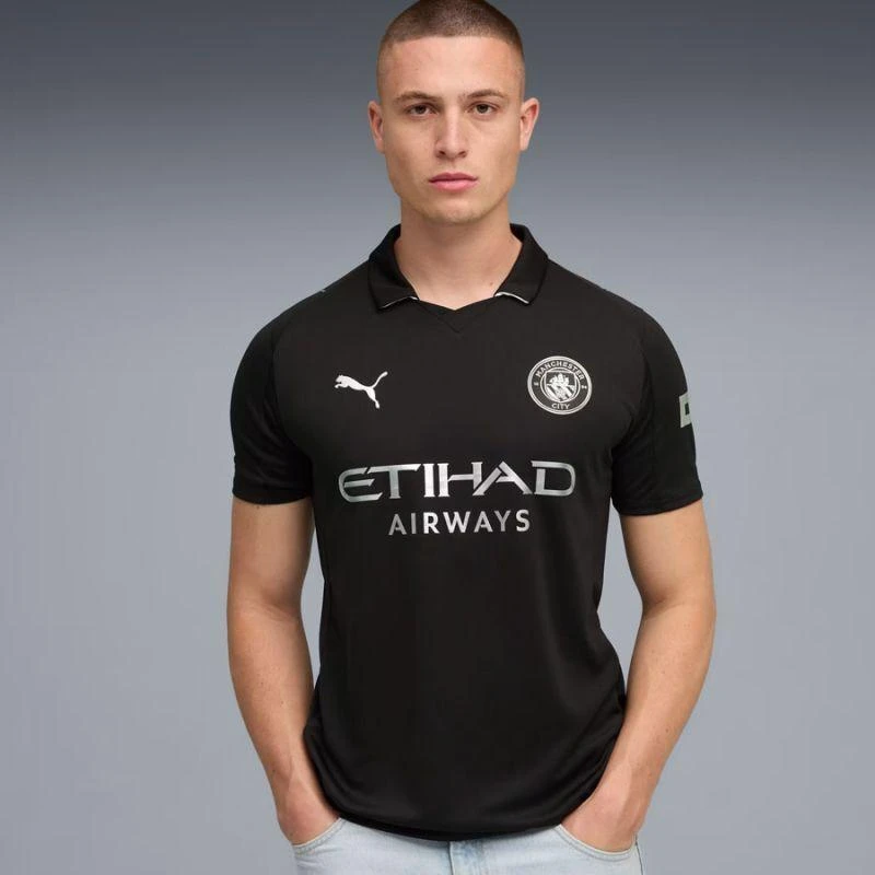 Puma Manchester City išvykų replikos marškinėliai 780350-02