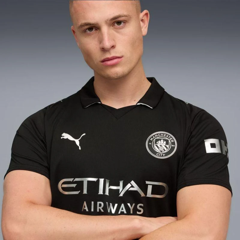 Puma Manchester City išvykų replikos marškinėliai 780350-02