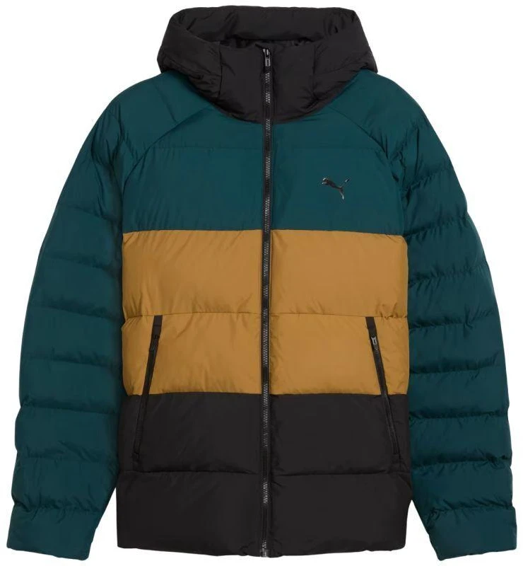 Puma Mono Vyriška Striukė su Gobtuvu Žalia-Ruda-Juoda 688367 75