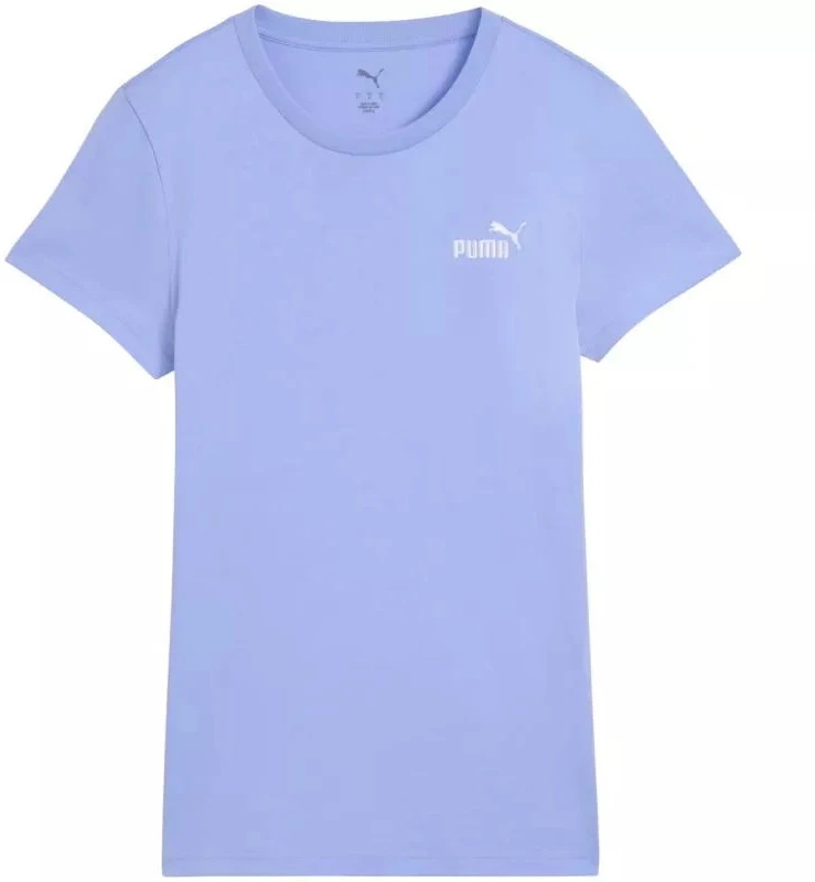 Puma moteriški ESS maži Nr. 1 logotipo marškinėliai violetiniai 682373 60