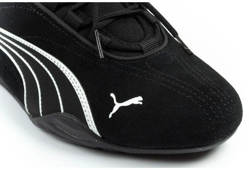 Puma moteriški sportiniai bateliai Catch Soleil SD, juodi, iš natūralios odos, stilingi