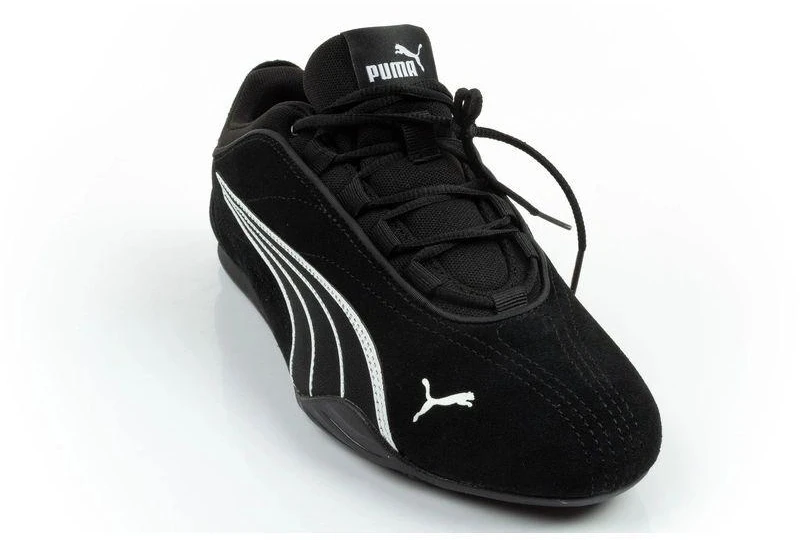 Puma moteriški sportiniai bateliai Catch Soleil SD, juodi, iš natūralios odos, stilingi