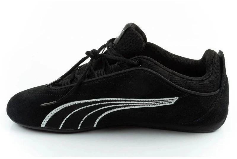 Puma moteriški sportiniai bateliai Catch Soleil SD, juodi, iš natūralios odos, stilingi
