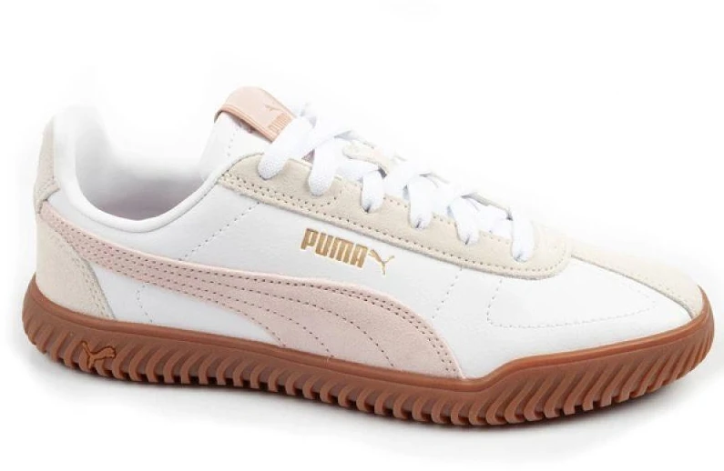 Puma moteriški sportiniai bateliai Club Kayzer OG, balti, madingi ir lengvi