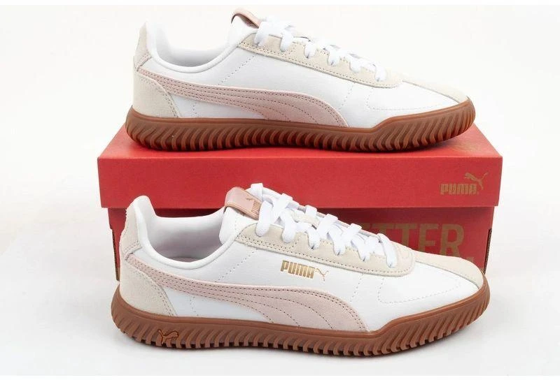 Puma moteriški sportiniai bateliai Club Kayzer OG, balti, madingi ir lengvi