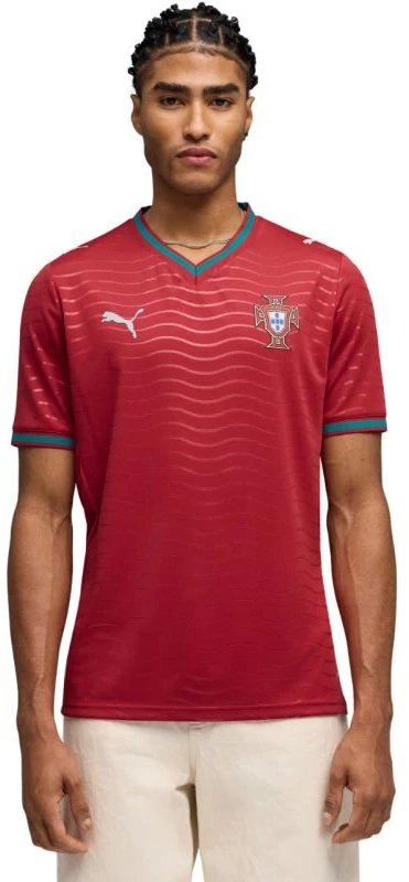 Puma Portugal Home Jersey Replica Club vyriški marškinėliai, raudoni