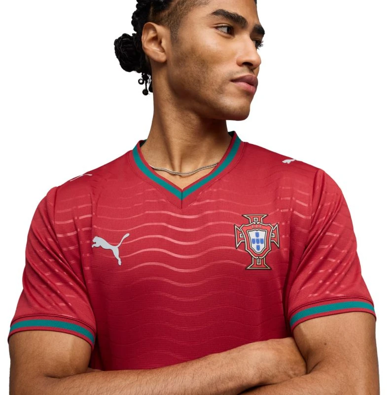 Puma Portugal Home Jersey Replica Club vyriški marškinėliai, raudoni