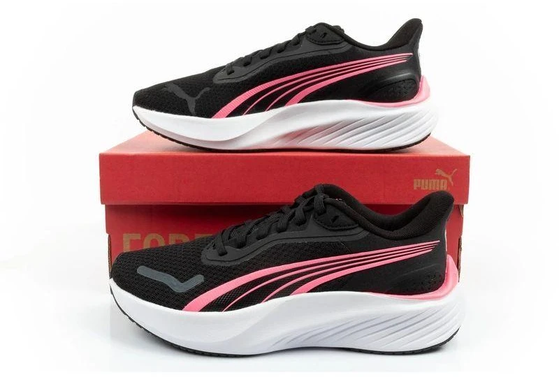 Puma Pounce Lite moteriški sportiniai bateliai, lengvi ir patogūs, juodi