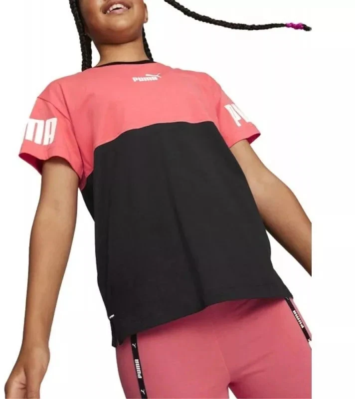 Puma Power Colorblock Jr marškinėliai 670204 35
