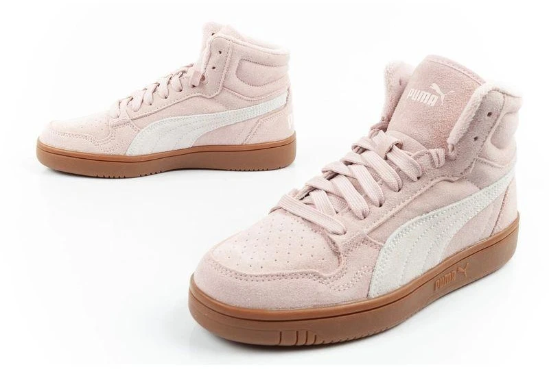 Puma Reb-L Mid moteriški sportiniai pudros rožinės spalvos žieminiai aulinukai