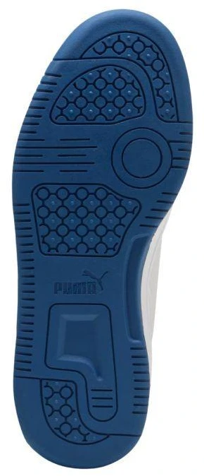 Puma Rebound V6 Lo Mid vaikiški batai balti ir mėlyni 393833 28