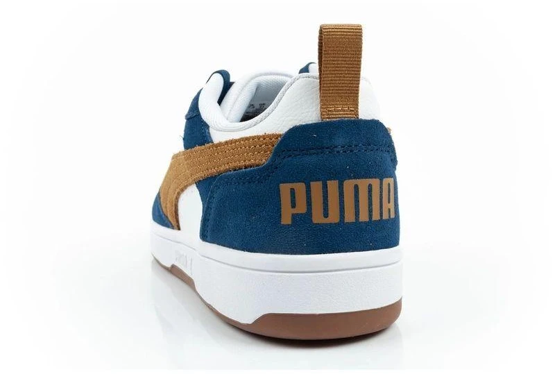 Puma Rebound v6 vyriški sportiniai kedai – madingi, patogūs, balti, tamsiai mėlyni, rudi