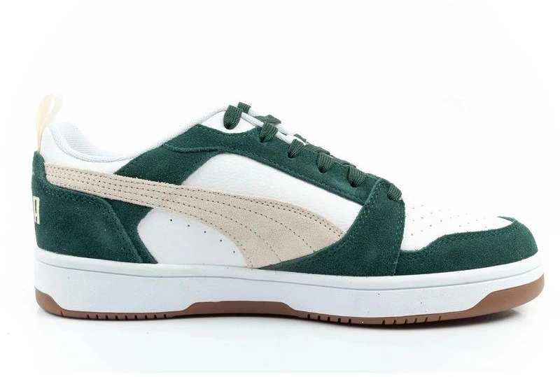 Puma Rebound v6 vyriški sportiniai kedai madingi patogūs balti žali