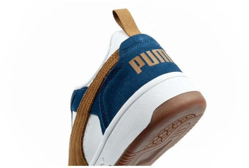 Puma Rebound v6 vyriški sportiniai kedai – madingi, patogūs, balti, tamsiai mėlyni, rudi